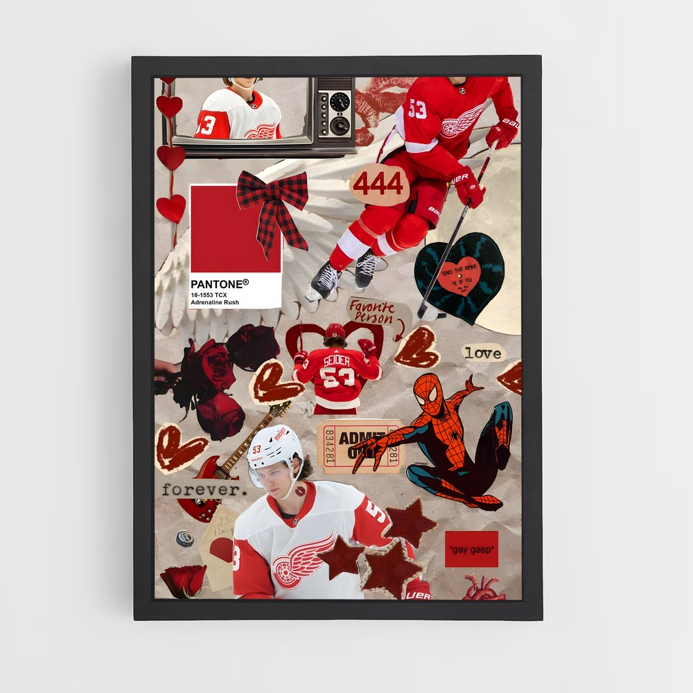 Poster Moritz seider – affiche Hockey sur glace (vue 2)